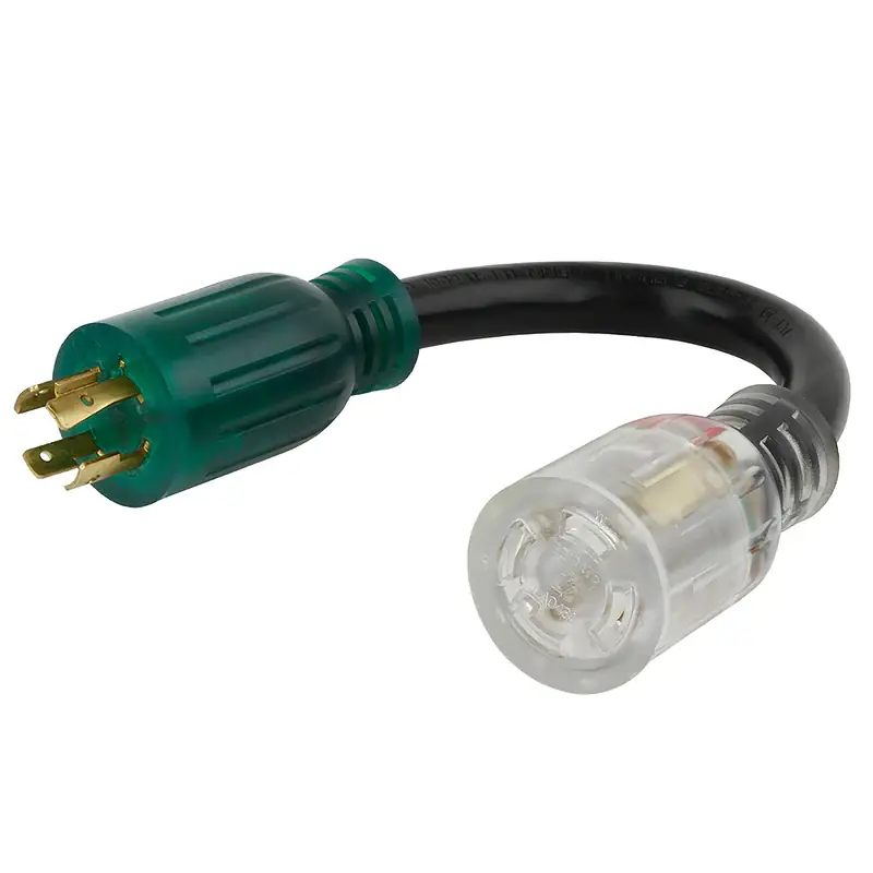 Cheap Reliance Controls Color Connect 12/3 SJTW 120/240 V 12 in. L Adapter Cord