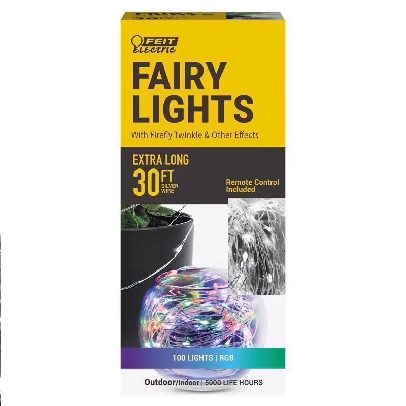 New Arrival Feit LED Fairy String Lights Multicolored 30 ft. 100 lights
