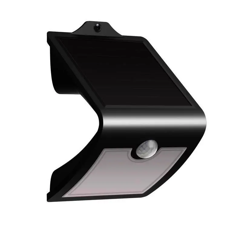 Feit LED Motion-Sensing Solar Powered LED Black Security Light Crafted