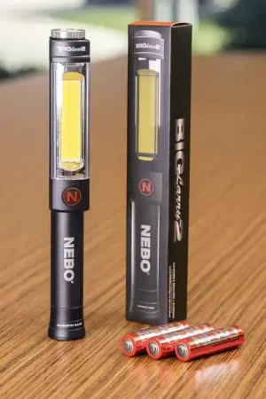 Buy Direct NEBO Big Larry 2 500 lm Gray LED C.O.B. Work Light AA Battery