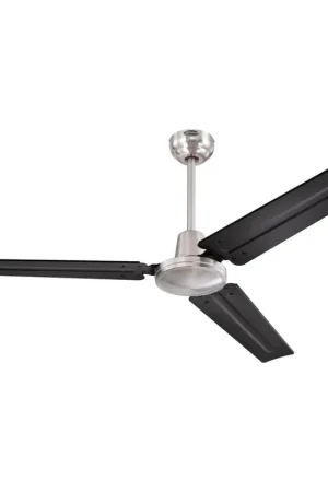 Holiday Sale Westinghouse Jax 56 in. Brushed Nickel Black Indoor Ceiling Fan