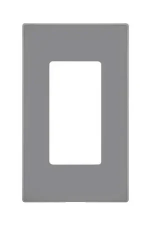 Big Sale Leviton Decora Light Gray 1 gang Polycarbonate Decorator Screwless Wall Plate 1 pk