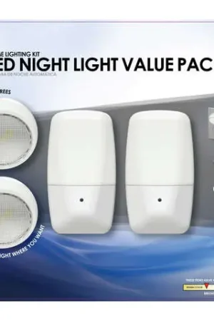 Popular Westek Automatic Plug-in Aria Curved and Directional LED Night Light