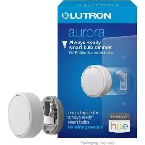 Lutron Aurora White Rotary Dimmer Switch 1 pk Price Drop