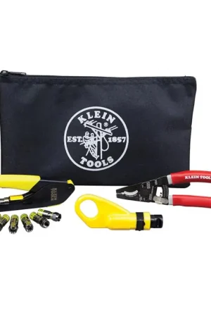 Fan Favorite Klein Tools 12.75 in. L Black Coax Cable Installation Kit
