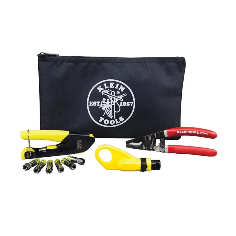 Fan Favorite Klein Tools 12.75 in. L Black Coax Cable Installation Kit