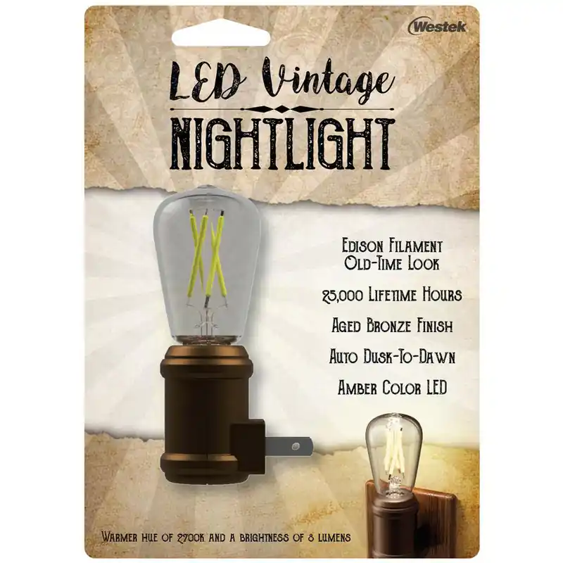 Reduced Price Westek Automatic Plug-in Vintage Edison LED Night Light