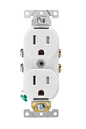 Leviton 15 amps 125 V Duplex White Outlet 5-15R 10 pk Mega Sale