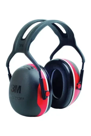 3M 28 dB Soft Foam Ear Muffs Black/Red 1 pair Deal