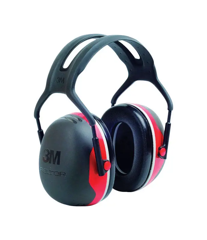 3M 28 dB Soft Foam Ear Muffs Black/Red 1 pair Deal