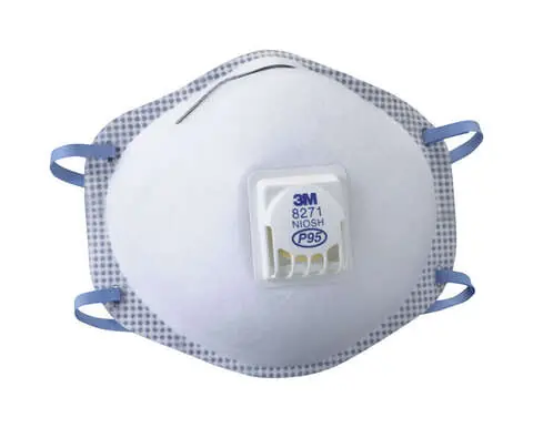 3M P95 Multi-Purpose Disposable Particulate Respirator White 10 pc Budget