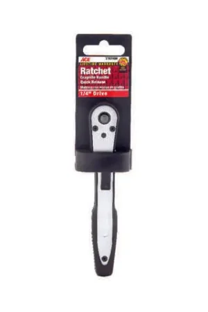 Ace 1/4 in. drive SAE Quick Release Ratchet Handle While Supplies Last