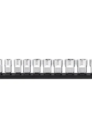 Crafted Milwaukee 3/8 in. drive Metric 6 Point Mechanics Socket Set 10 pc