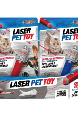 Best Price Blazing LEDz Multicolored Plastic Laser Pet Toy 1, Pack of 24