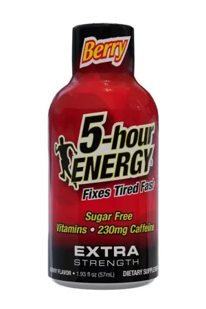 5-hour Energy Extra Strength Sugar Free Berry Energy Shot 1.93 oz, Pack of 12 Special Offer