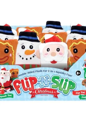 Shawshank LEDz Christmas Flip-N-Slip Squishy Toy 1 pk, Pack of 12 Best Seller