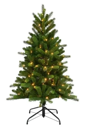 Celebrations 4 ft. Pencil LED 150 ct Grand Illum Color Changing Christmas Tree Certified