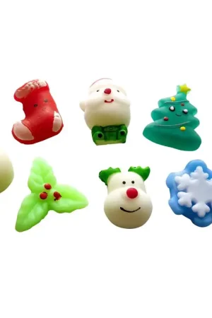 Zorbitz Christmas Squishies Multicolored, Pack of 20 Hassle-Free Returns