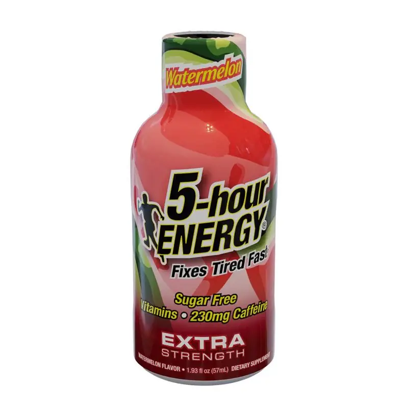 5-hour Energy Watermelon Sugar Free Watermelon Energy Shot 1.93 oz, Pack of 12 Same Day Shipping