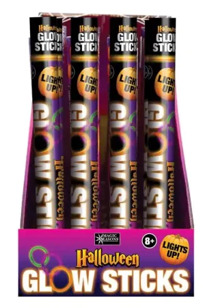 Direct From Factory Magic Seasons Halloween Glow Sticks Assorted 8 pc, Pack of 24