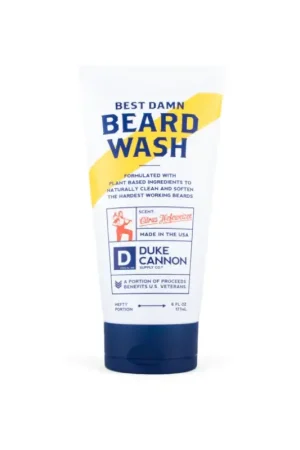 Certified Duke Cannon Best Damn Beard Wash 6 oz 1 pk