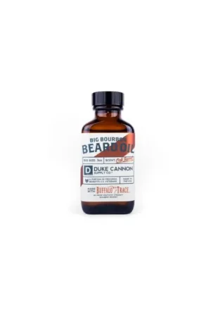 Duke Cannon Big Bourbon Beard Oil 3 oz 1 pk, Pack of 6 Trusted Brand
